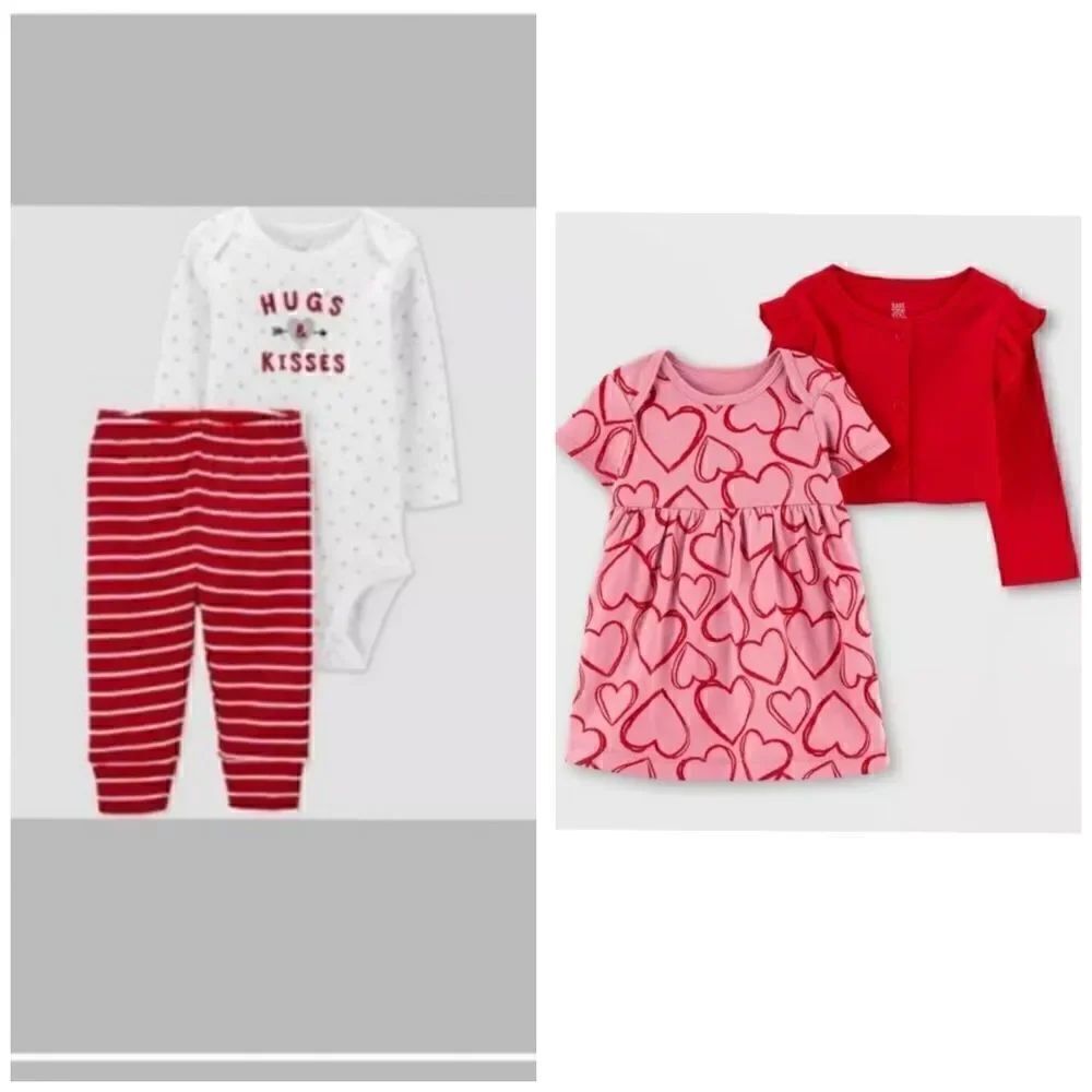 Nwt baby girl 3 months Valentine's Day Bundle